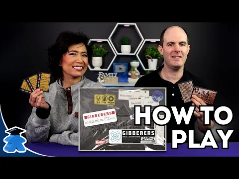 Gibberers - How to Play. A fun Japanese board game about creating a new language.