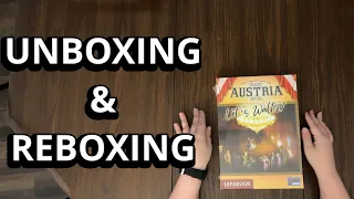 Grand Austria Hotel: Let's Waltz Expansion - Board Game Unboxing & Reboxing - What's in the Box?