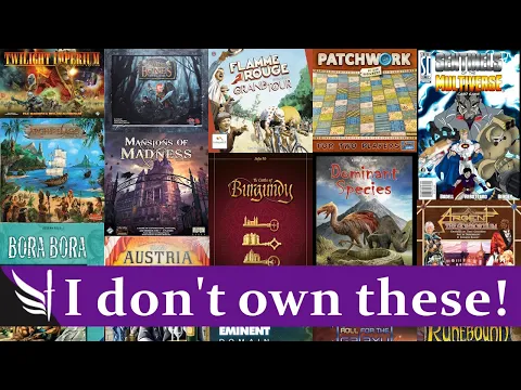 10 Reasons I Don't Own These Great Board Games