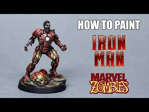 How To Paint Marvel Zombies - Iron Man