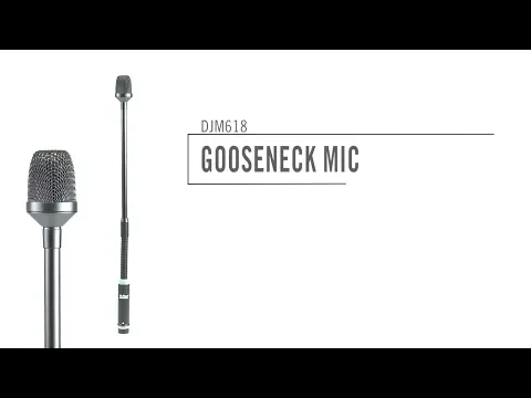 Product video thumbnail for On-Stage DJM-618 18-Inch Gooseneck Microphone