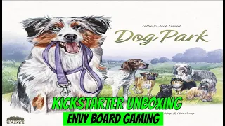 Dog Park Kickstarter Unboxing