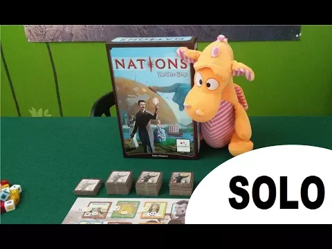 Nations: The Dice game - Solo Playthrough