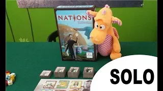 Nations: The Dice game - Solo Playthrough