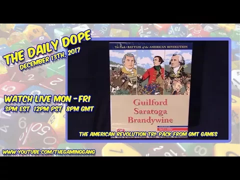 The American Revolution Tri-Pack - Unboxing and First Look on The Daily Dope #8