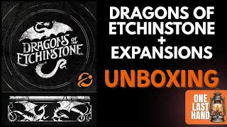 Dragons of Etchinstone — Unboxing + Expansions (Siege & Northvale) | Solo Card Game