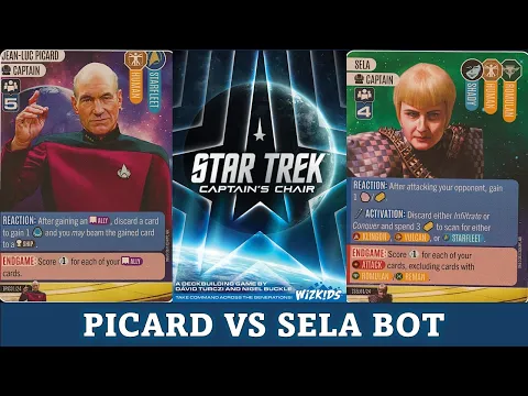 DGA Plays Board Games: Star Trek: Captain's Chair - Picard vs Sela Ensign Bot