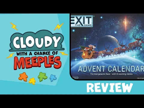 Exit: The Game - The Intergalactic Race Advent Calendar Review - Cloudy with a Chance of Meeples