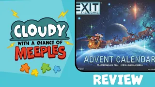Exit: The Game - The Intergalactic Race Advent Calendar Review - Cloudy with a Chance of Meeples