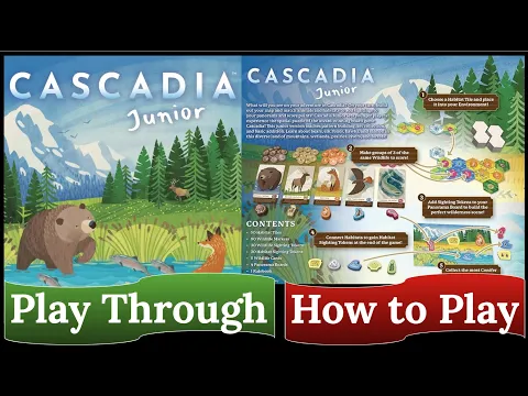 Cascadia Junior: How to Play & Play Through