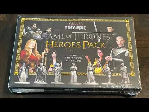 Tiny Epic Game of Thrones: Heroes Pack (Gamelyn/OP) - Unbox & First Look