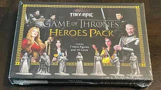 Tiny Epic Game of Thrones: Heroes Pack (Gamelyn/OP) - Unbox & First Look