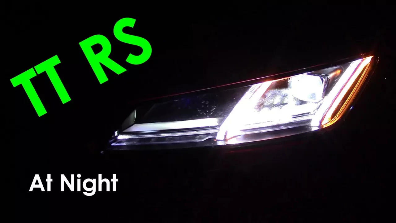2018 Audi TT RS Coupe: Night Walkaround