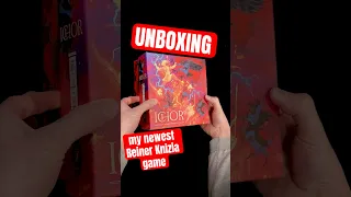 Unboxing Ichor (Reiner Knizia, 2025)