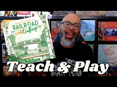 Can you beat my score in Railroad Ink (Lush Green Edition)?! Play along and find out!