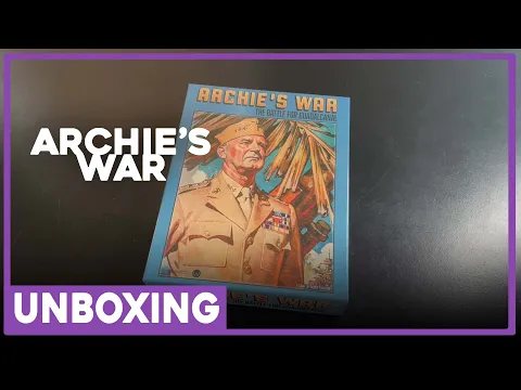 Unboxing | Archie's War | Worthington | The Players' Aid