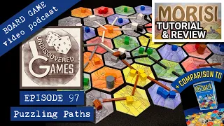 How to Play MORISI BOARD GAME Abstract Route-Building, E97: Review Tutorial & Comparison to Netzwerk