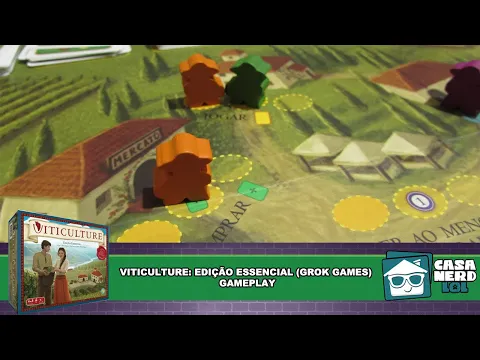 Viticulture: Edição Essencial (Grok Games) - Gameplay | Casa NERD lol