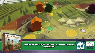Viticulture: Edição Essencial (Grok Games) - Gameplay | Casa NERD lol