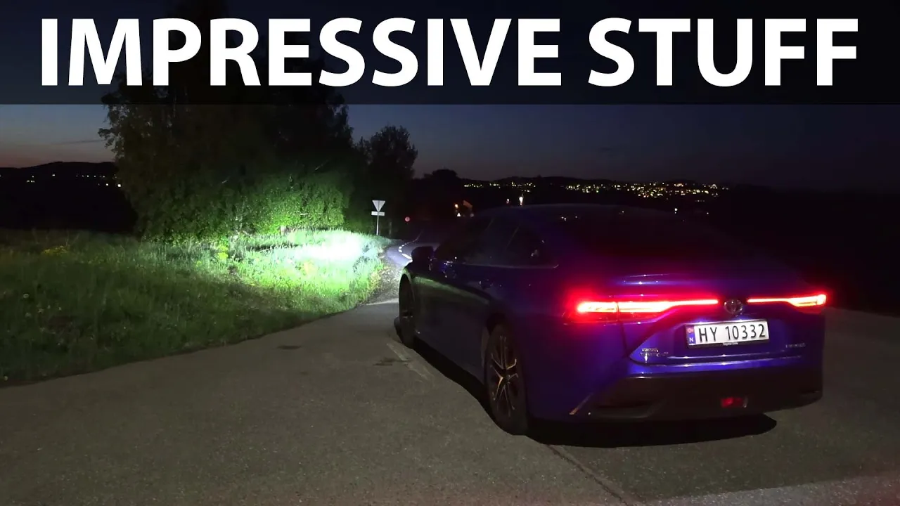 Toyota Mirai headlights test