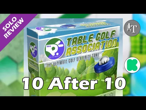Table Golf Association Board Game - 10 After 10 Solo Review
