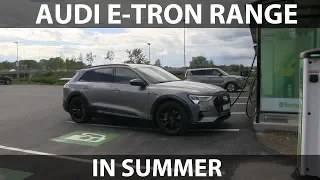 Audi e-tron summer range test