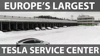 Europe's largest Tesla service center (soon)