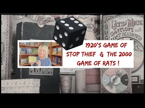 Similar Games - Decades Apart: The 1920's Game of Stop Thief and RATS! of 2000 #boardgames