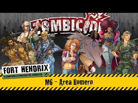 Zombicide 2nd Edition: Fort Hendrix Campaign (Mission M6) Board Game Gameplay | Live Stream Replay