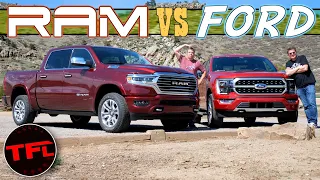 One of These $71K Top Trim Trucks is a No-Brainer Buy: Is It the New Ford F-150 Hybrid or Ram 1500?