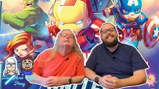 Marvel United How to Play and Playthrough | Tom and Mom Play | Se1Ep17