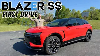 I Drive The New Chevy Blazer SS EV For The First Time! Road & Track Testing
