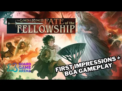 LOTR Pandemic on BGA! The Lord of the Rings: The Fate of the Fellowship Board Game Arena Gameplay