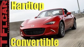 2017 Mazda Miata MX-5 RF Hardtop Convertible Sneak Peek Review