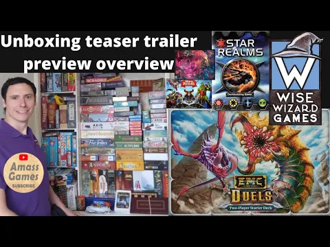 Epic Card Game: Duels two player #boardgame #cardgame AmassGames #unboxing #preview #teaser #bgg #4k