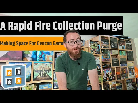 A Spontaneous Collection Purge - Making Room for the Gencon Games!!