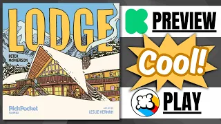 Lodge - Kickstarter Game Playthrough and Review!