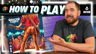 How to Play ROCK HARD 1977 | Board Game Tutorial