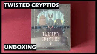 Unboxing Twisted Cryptids board game