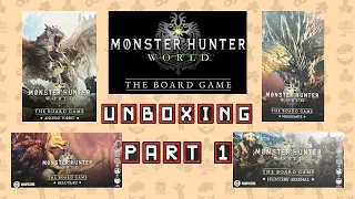UNBOXING with GUEST | Part 1 | Ancient Forrest | Monster Hunter World Board Game