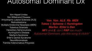Autosomal Dominant Diseases Song || USMLE Mnemonic