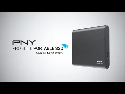 Video zu PNY Pro Elite Type-C Portable SSD 1TB Silver