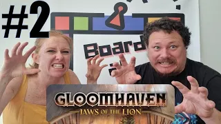 Board At Home Plays: Gloomhaven Jaws of The Lion Scenario 2