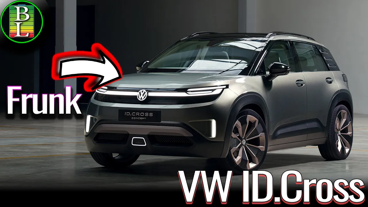 🚘 Volkswagen ID. Cross Concept Reveal | First Look at VW’s New Compact Electric SUV