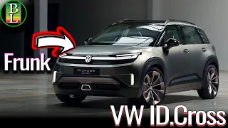 🚘 Volkswagen ID. Cross Concept Reveal | First Look at VW’s New Compact Electric SUV