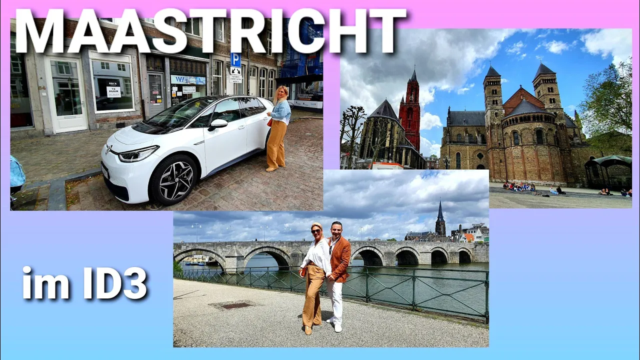 Maastricht Ausflug im Elektroauto ID.3 / Das Laden vor Ort und die Sehenswürdigkeiten.
