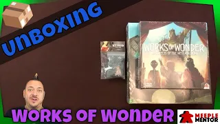 Unboxing Works of Wonder expansion (Architects of the West Kingdom)