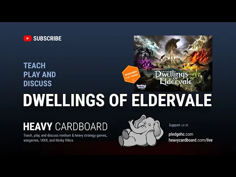 Dwellings of Eldervale 4p Teaching & Play-through by Heavy Cardboard