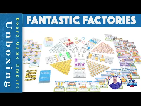 Fantastic Factories Unboxing - Deep Water Games