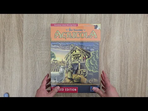 Agricola (Revised Edition) Unboxing #boardgameunboxing #agricola #boardgame #boardgamegeek
